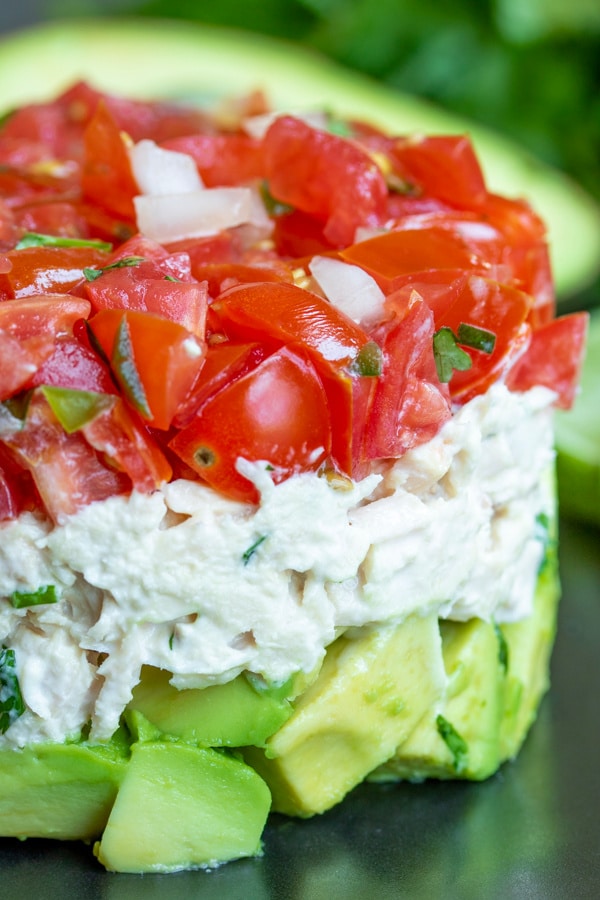 easy healthy lunch option Avocado Tuna Salad