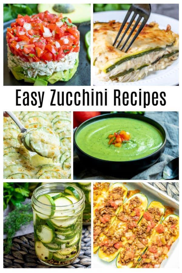 Easy zucchini recipes for everything from baked casseroles, to fried zucchini, to healthy, low carb, and keto recipes. Easy zucchini recipes that can be sides or dinner , pasta or chips, noodles or stuffed. Make a zucchini lasagna or zucchini soup. We've got a zucchini recipe for everyone! #zucchini #lowcarbrecipes #ketorecipes #healthyrecipes #vegetables #homemadeinterest