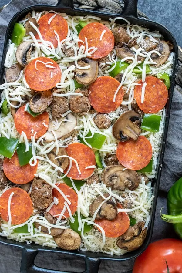 how to make Low Carb Pizza Casserole that is keto