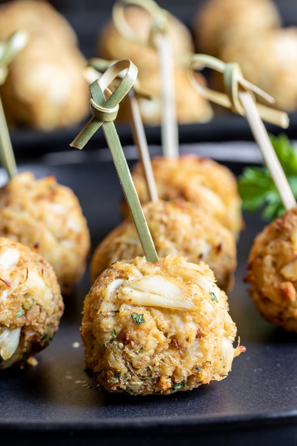 make ahead Crab Ball Appetizer for the holidays