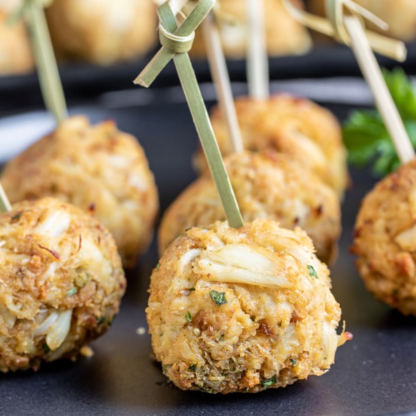 easy holiday Crab Ball Appetizer