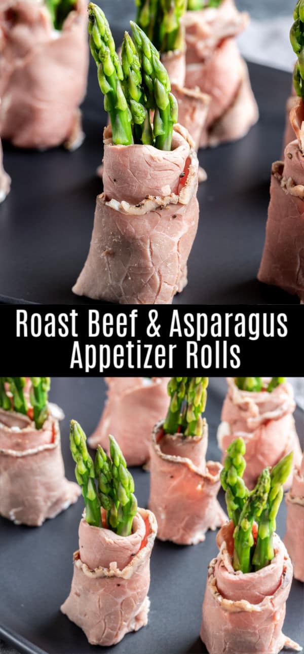 These easy Keto Roast Beef and Asparagus Roll Ups are a quick and easy low carb recipe that makes a great keto lunch or keto appetizer for parties. Roast beef, fresh asparagus, and a cream cheese spread are wrapped together to make a quick and easy lunch recipe that you can make ahead of time or a delicious cold appetizer for parties. #appetizer #lunch #ketorecipes #lowcarbrecipes #keto #asparagus #homemadeinterest
