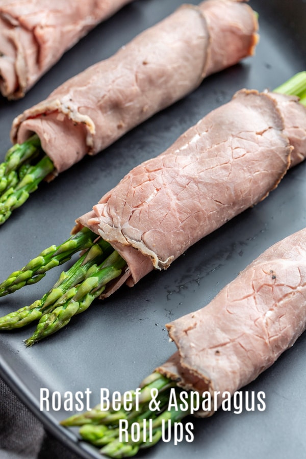 These easy Keto Roast Beef and Asparagus Roll Ups are a quick and easy low carb recipe that makes a great keto lunch or keto appetizer for parties. Roast beef, fresh asparagus, and a cream cheese spread are wrapped together to make a quick and easy lunch recipe that you can make ahead of time or a delicious cold appetizer for parties. #appetizer #lunch #ketorecipes #lowcarbrecipes #keto #asparagus #homemadeinterest