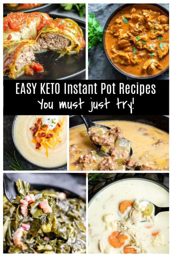 These easy Keto Instant Pot recipes are delicious low carb recipes that are made in an electric pressure cooker. Instant pot chicken recipes, Instant Pot beef recipes, and amazing Instant Pot soups. These keto Instant Pot recipes will make your keto dinners quick and easy! #instantpotrecipes #pressurecookerrecipes #ketodiet #keto #lowcarb #homemadeinterest