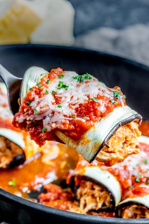 Keto Chicken Parmesan Roll Ups is the perfect low carb dinner for the family