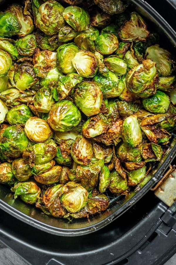 Crispy Air Fryer Brussels Sprouts in Philips air fryer
