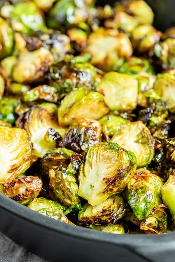 Crispy Air Fryer Brussels Sprouts is the perfect Easter side.