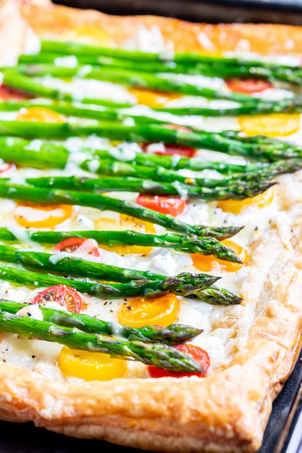 Asparagus Tart is an easy brunch recipe that can be served for Easter