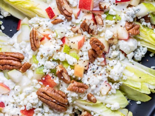 endive salad with blue cheese dressing Endive Salad with Blue Cheese and Walnuts