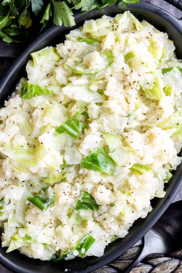 Keto Colcannon is an Irish recipe made low carb