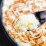 Portuguese Rice Pudding made with leftover rice