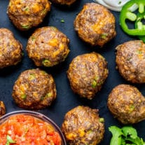 Mexican Meatballs are easy low carb party appetizers