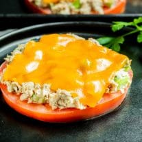 Keto Tuna Melt is an easy low carb lunch recipe