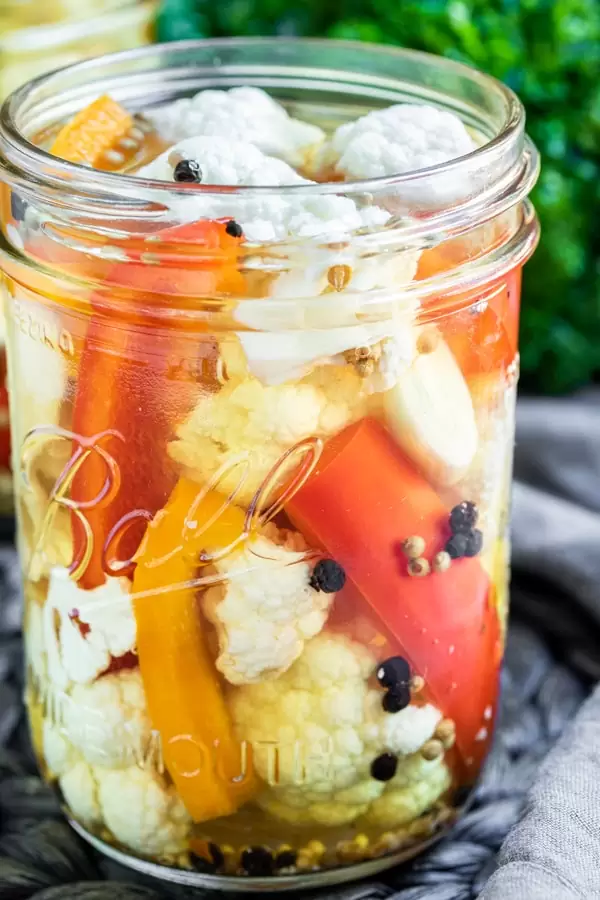 Pickled Cauliflower makes a great hostess gift