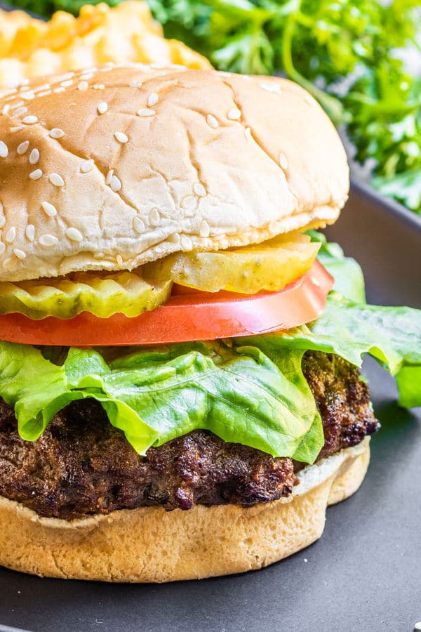 juicy and delicious Air Fryer Burger