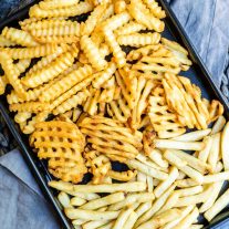 instructions on how to make Air Fryer Frozen French Fries