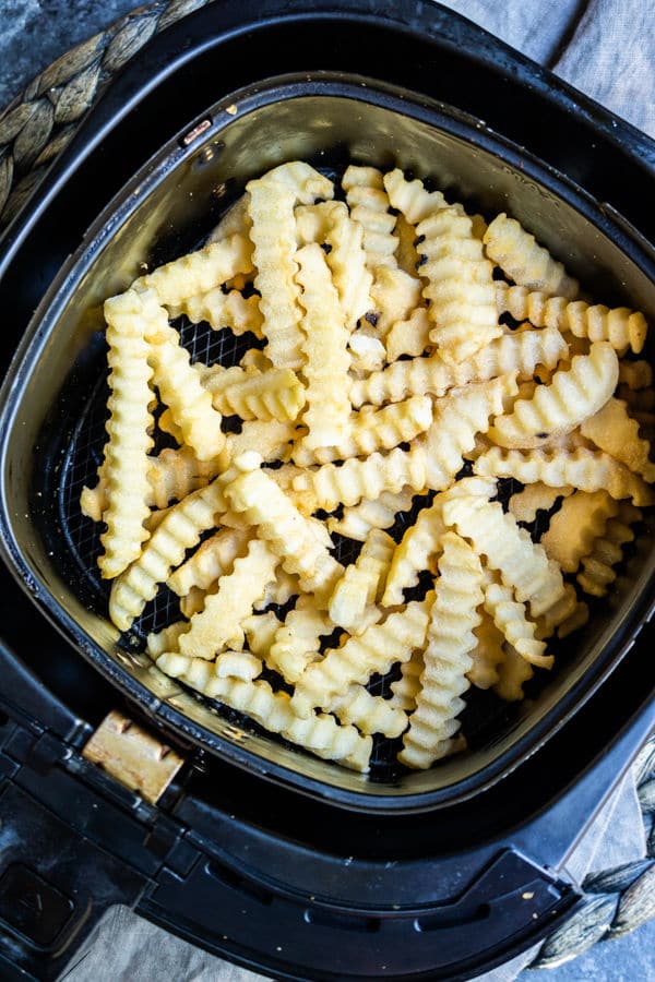 Air Fryer Frozen French Fries crinkle cut fries