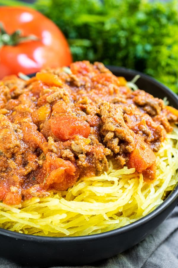 Instant Pot Spaghetti Squash to make keto spaghetti