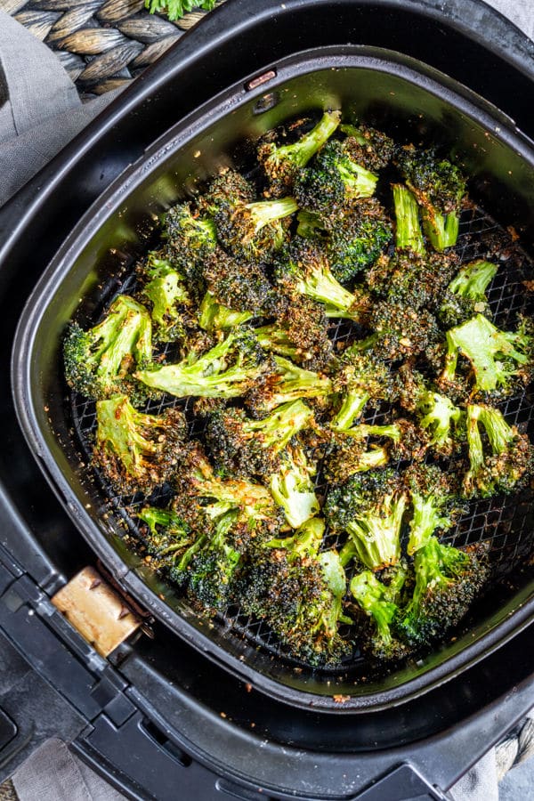 Air Fryer Broccoli easy healthy side recipe