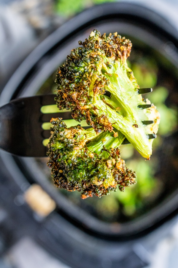 crispy Air Fryer Broccoli is an easy keto side recipe
