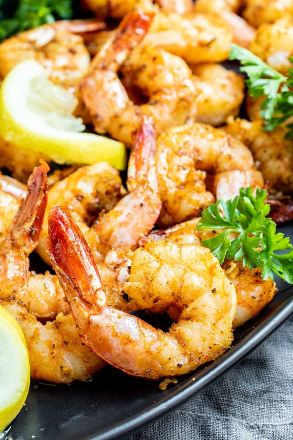 easy Air Fryer Shrimp recipe made in 5 minutes