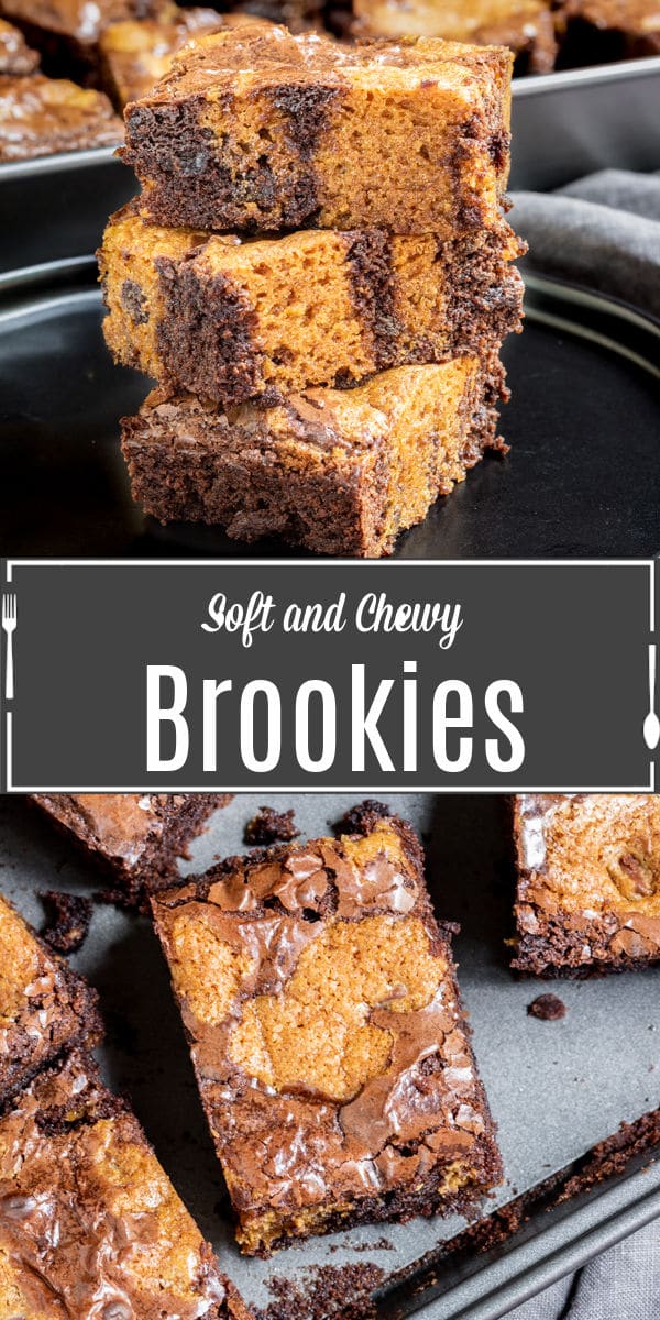 Pinterest image for Brookies with title text