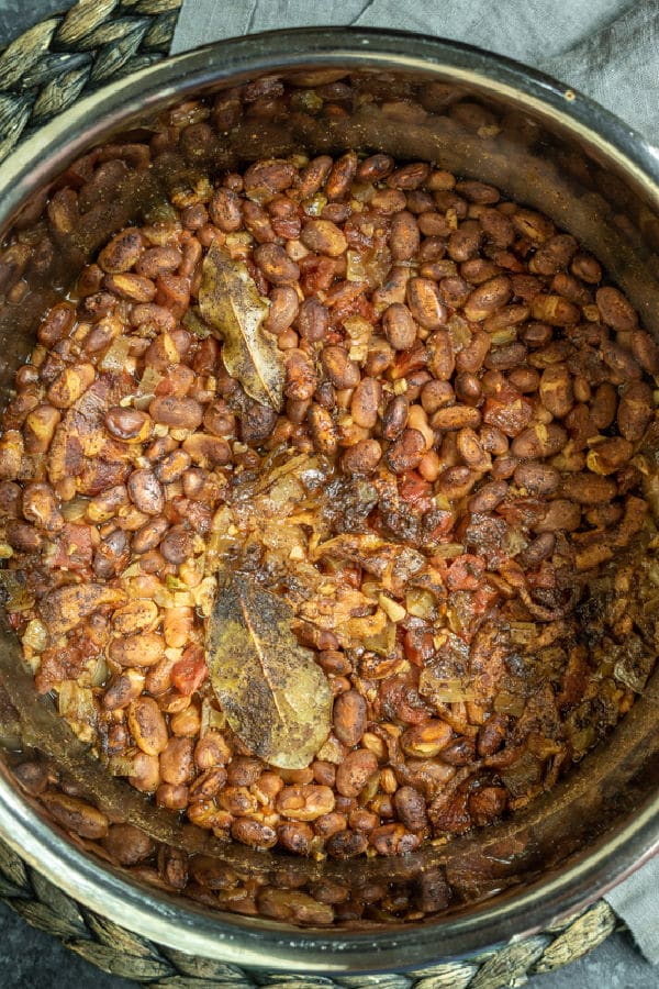 Instant Pot Pinto Beans inside instant pot
