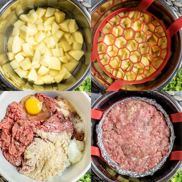 how make Instant Pot Meatloaf and Mashed Potatoes