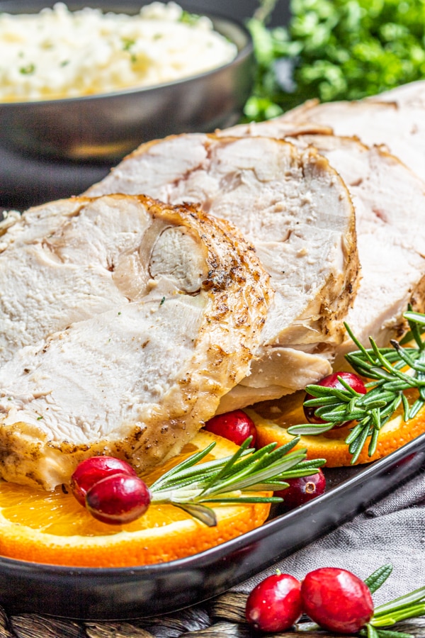 Instant Pot Turkey Breast with the skin