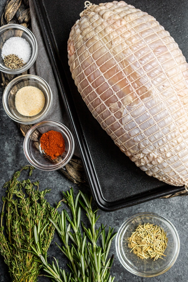 ingredients to make Instant Pot Turkey Breast