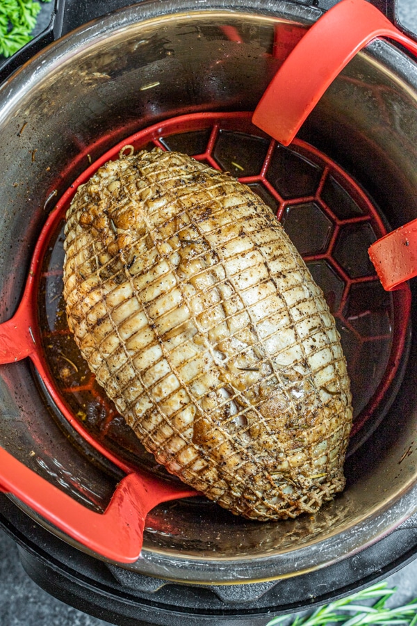 Instant Pot Turkey Breast inside of Instant Pot