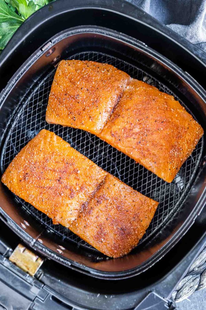 Air Fryer Salmon in air fryer