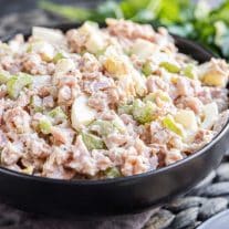 bowl of keto Ham Salad