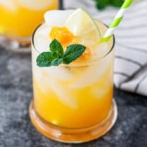 Passion Fruit Mojito in a glass