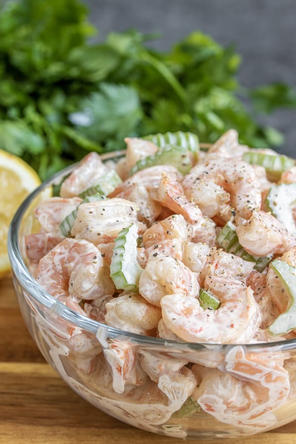 Shrimp Salad in a bowl