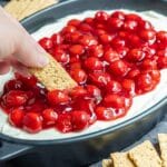 dipping into Cherry Cheesecake Dip