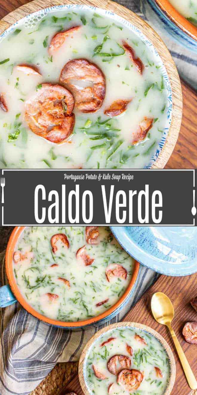 Pinterest image for Caldo Verde with title text