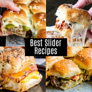 Collage of the BEST Slider Recipes with title text