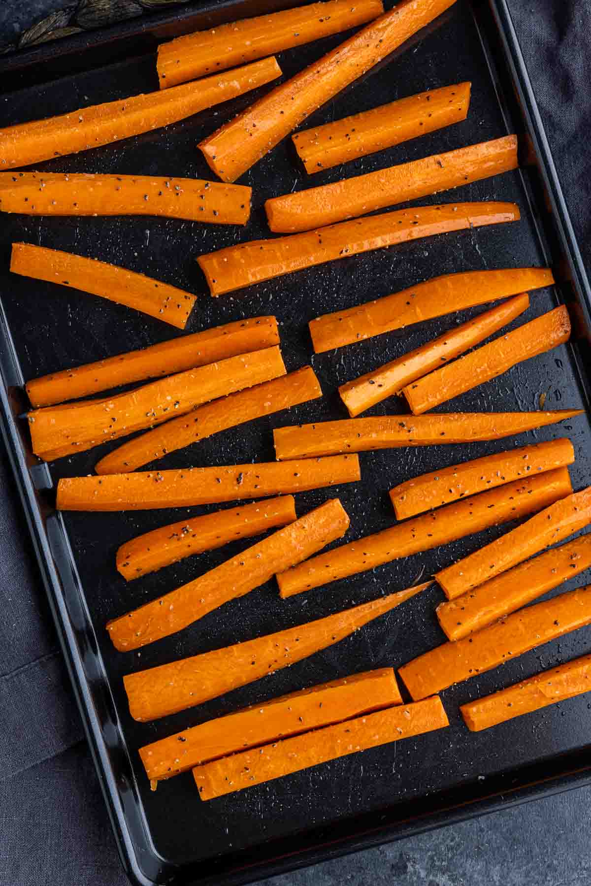 how to make Hot Honey Roasted Carrots
