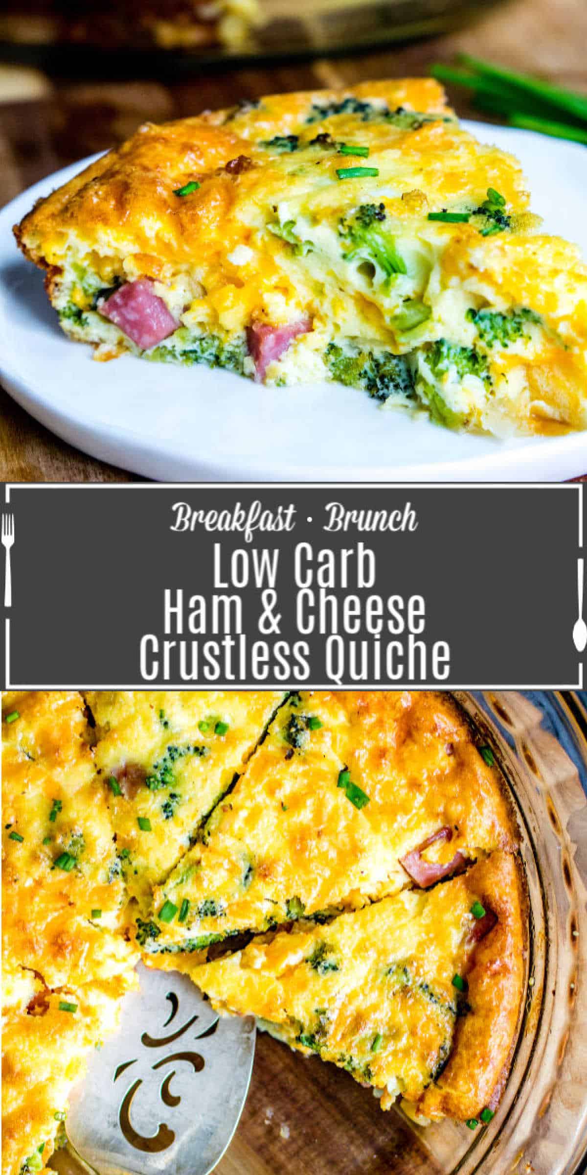 Keto Ham and Cheese Crustless Quiche Recipe - Home. Made. Interest.