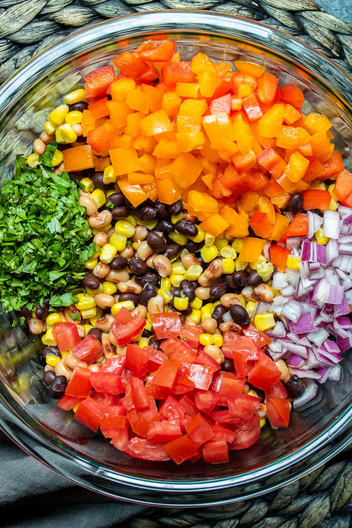 ingredients for Cowboy Caviar