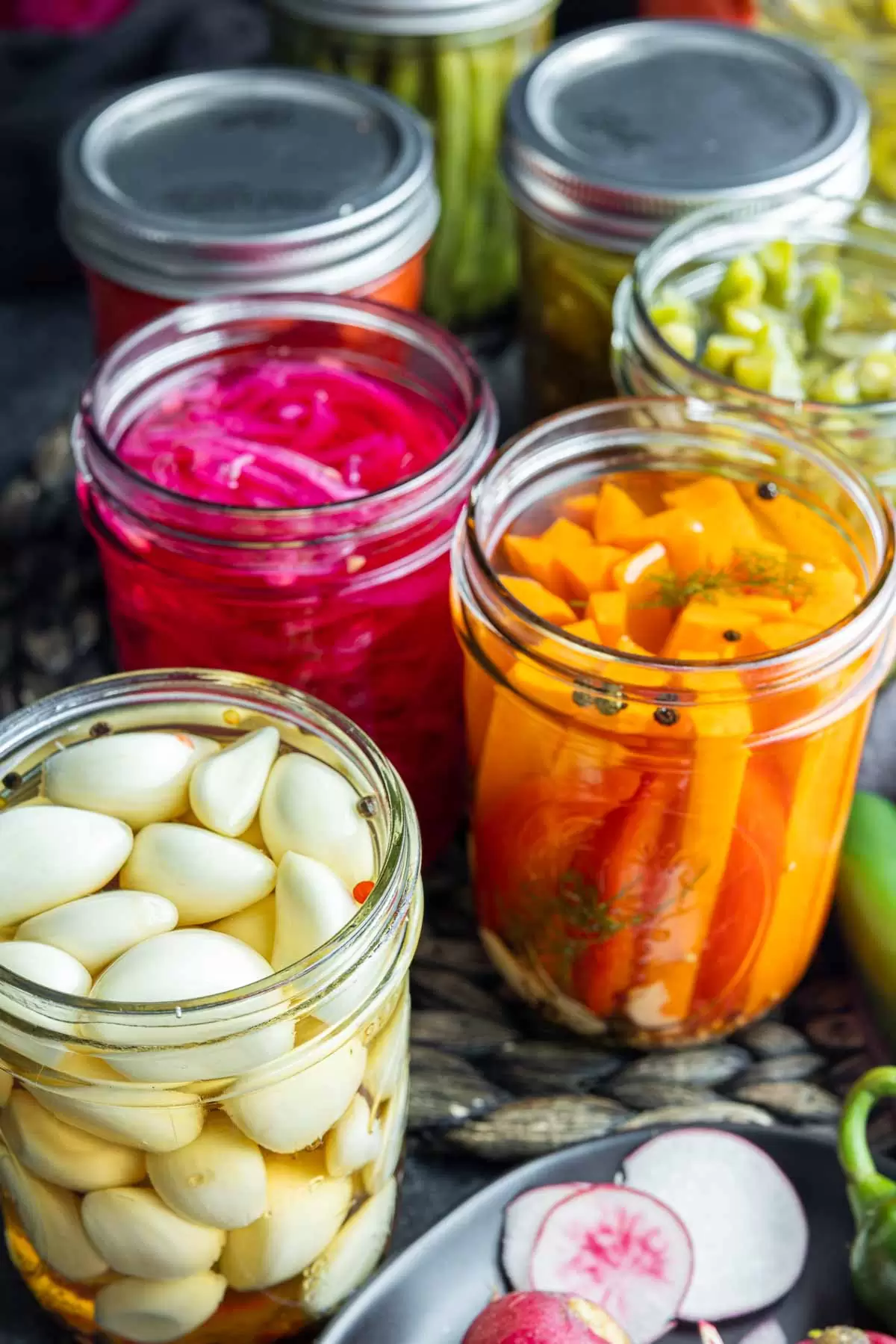 How to Quick Pickle Vegetables in jars at home
