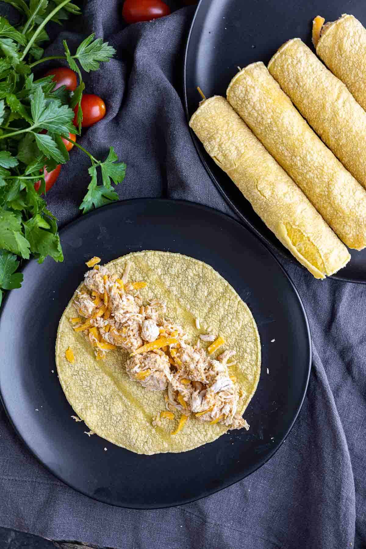 how to make Air Fryer Taquitos