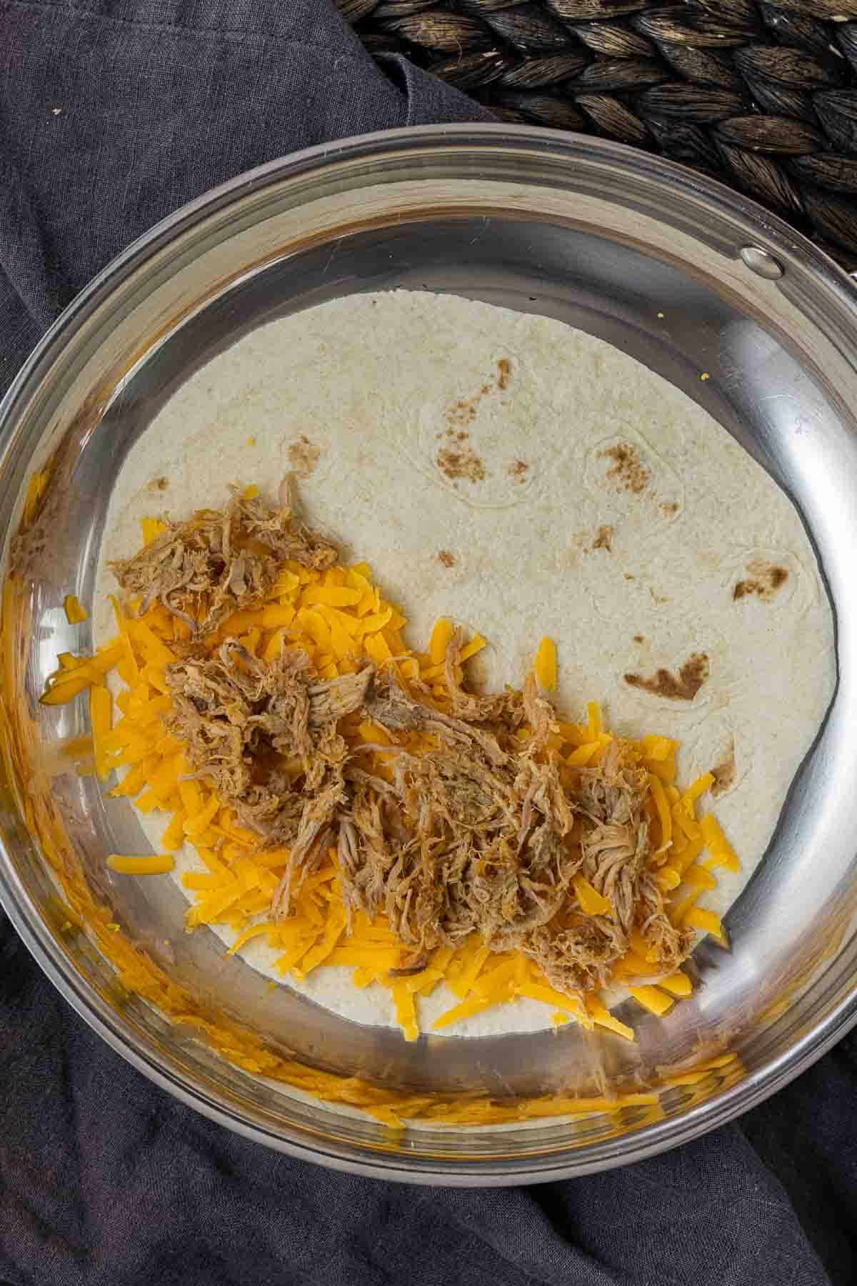 How to make Pulled Pork Quesadillas