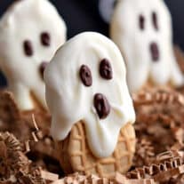 Nutter Butter Ghost Cookies is a Halloween treat
