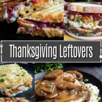 pinterest image of Thanksgiving Leftovers