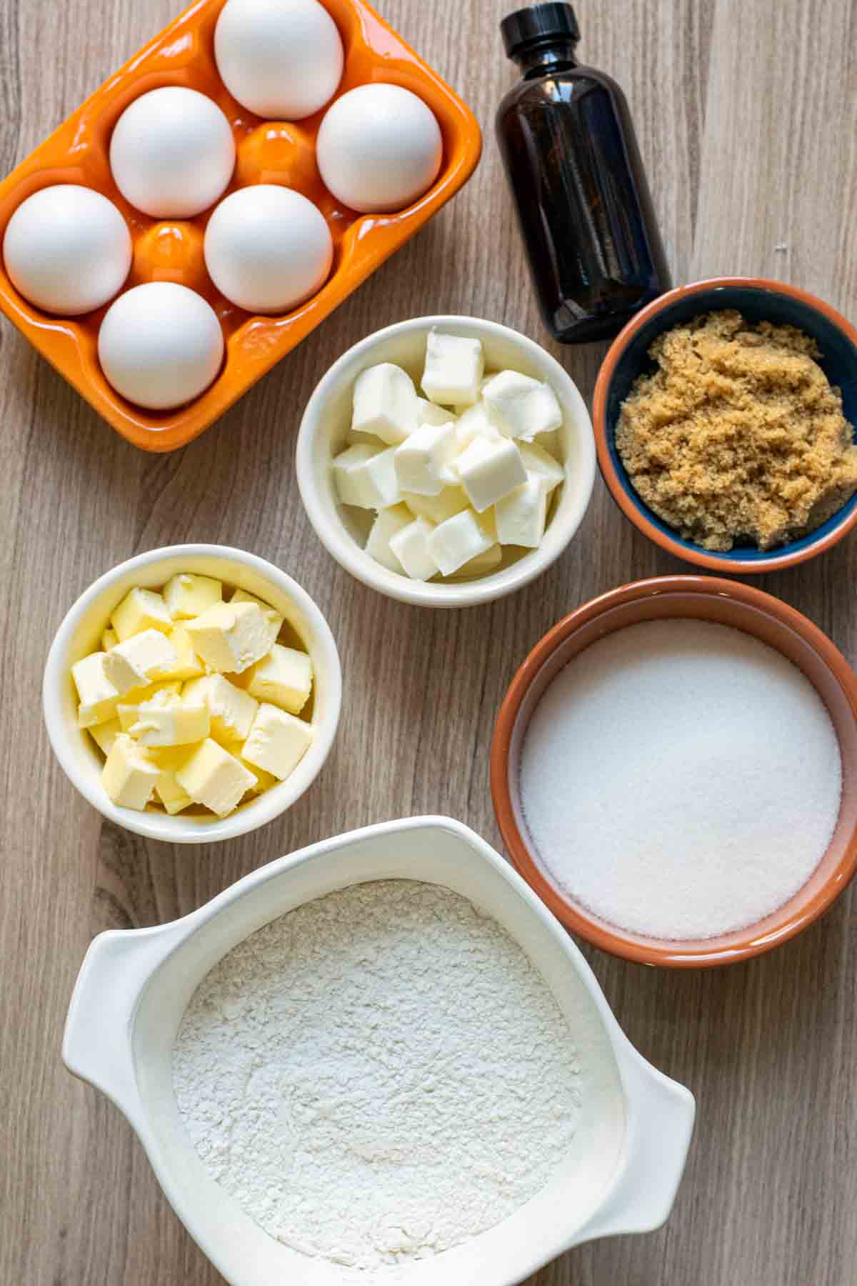ingredients for Snickerdoodles