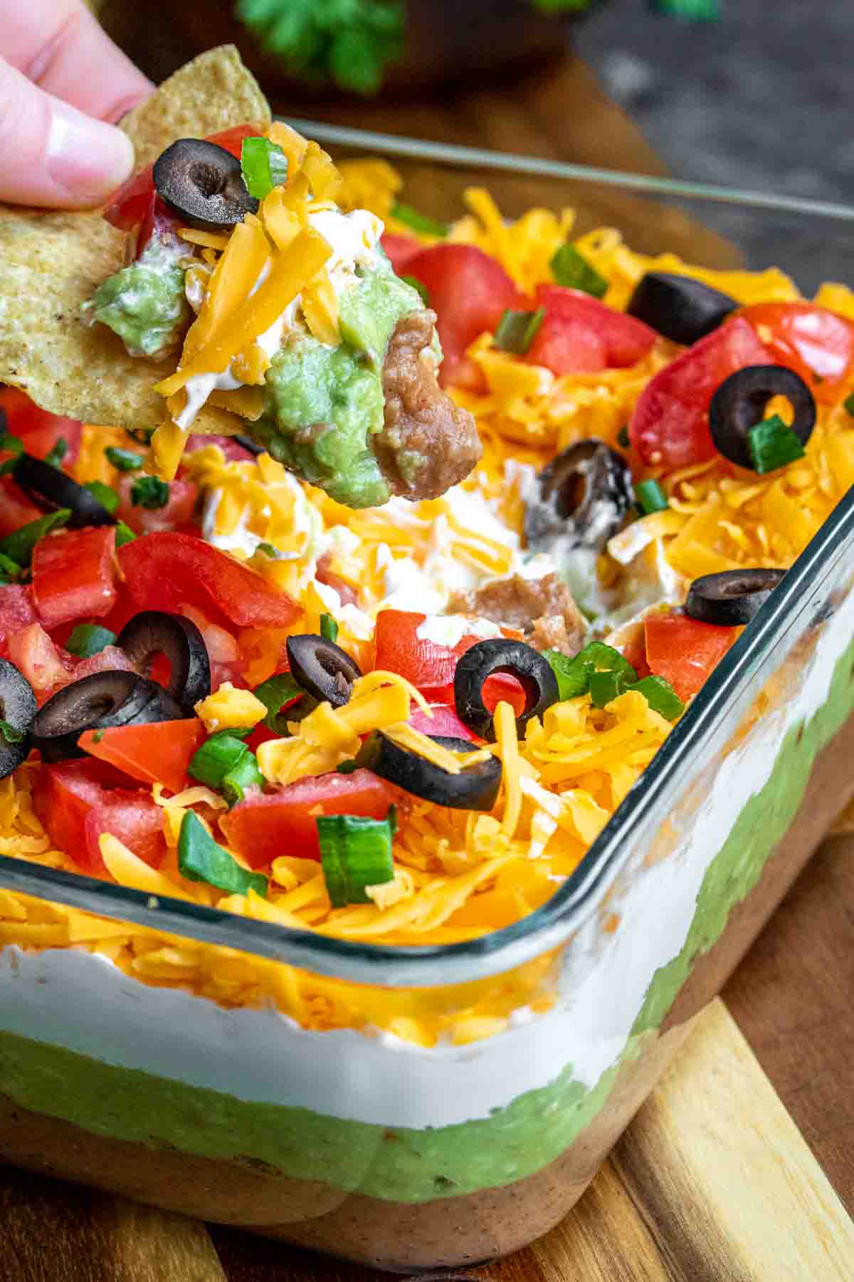 7 Layer Dip on a chip