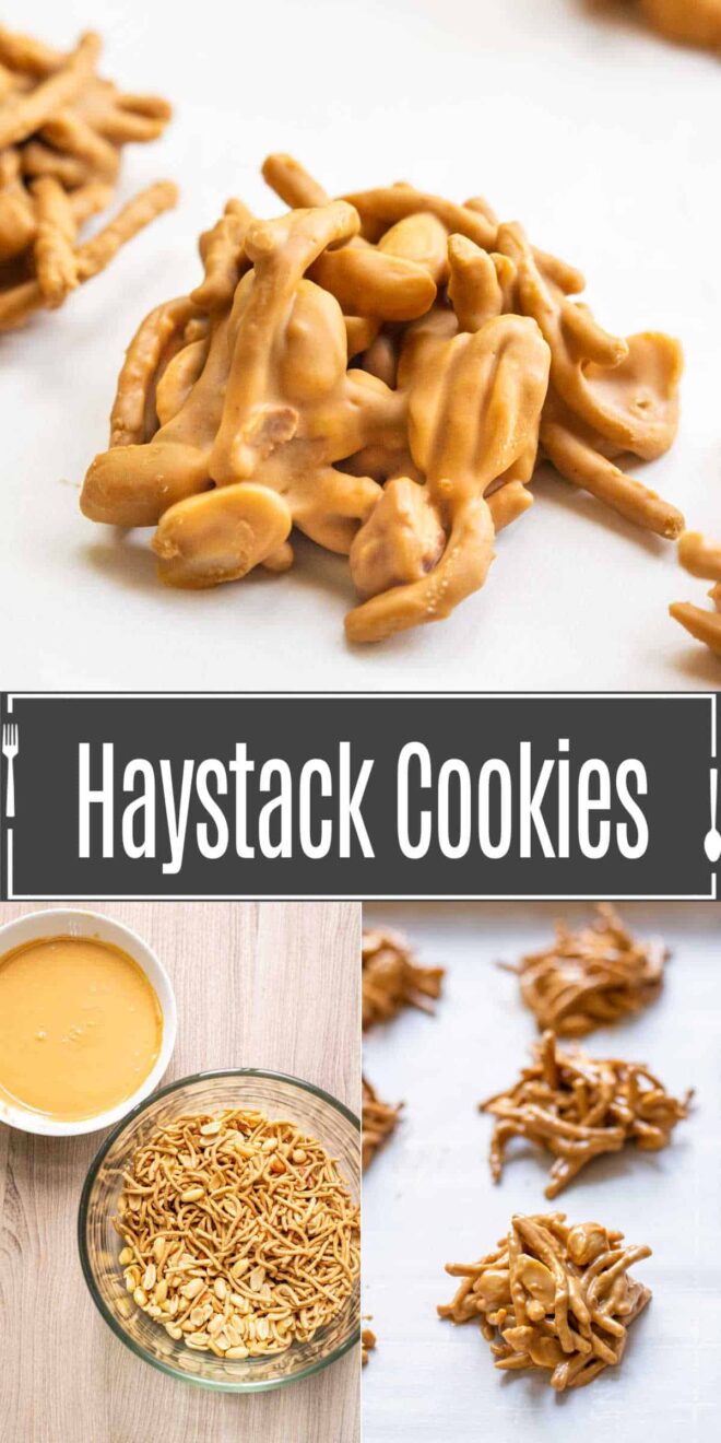 pinterest of how to make Haystack Cookies