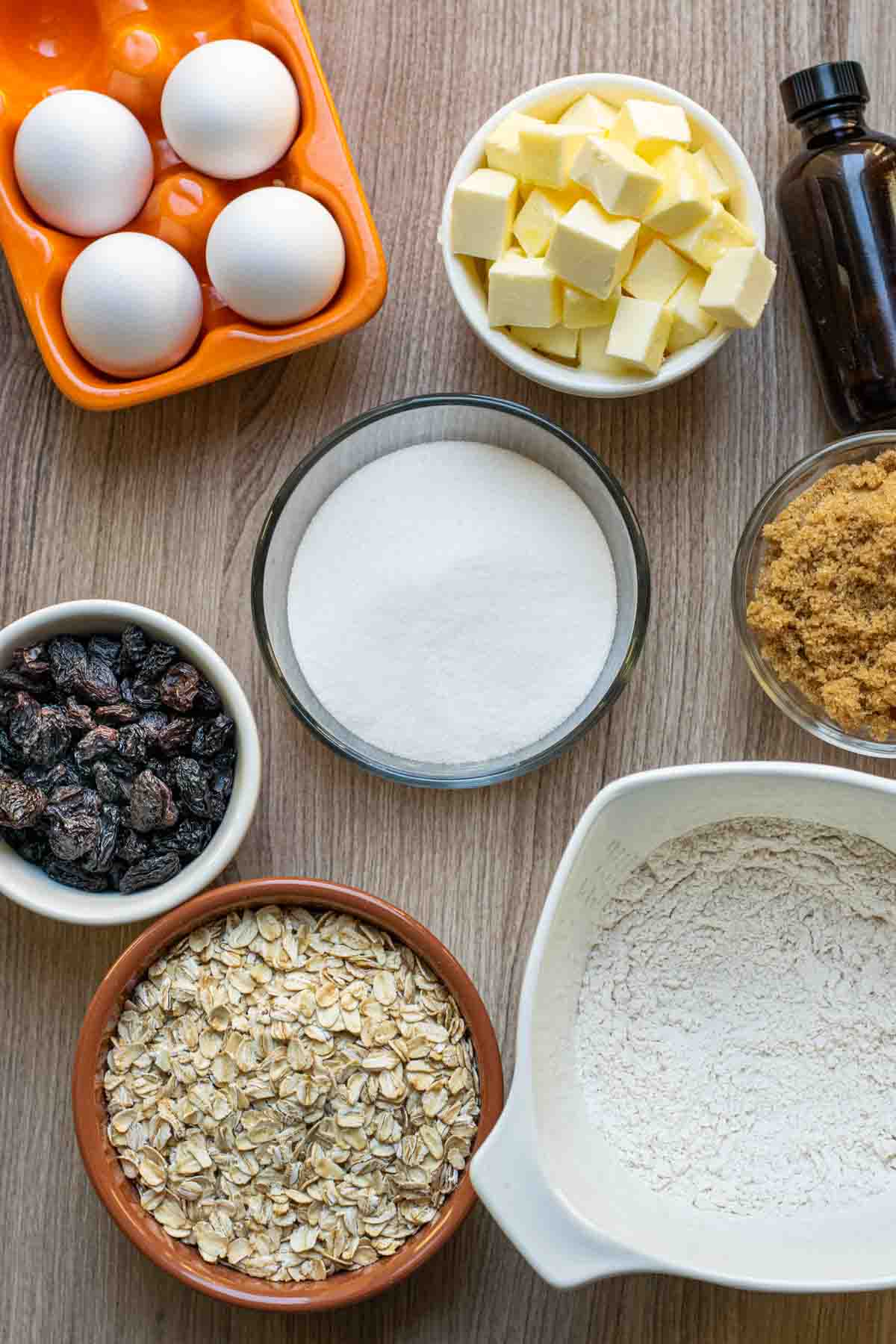 oatmeal raisin cookies ingredients